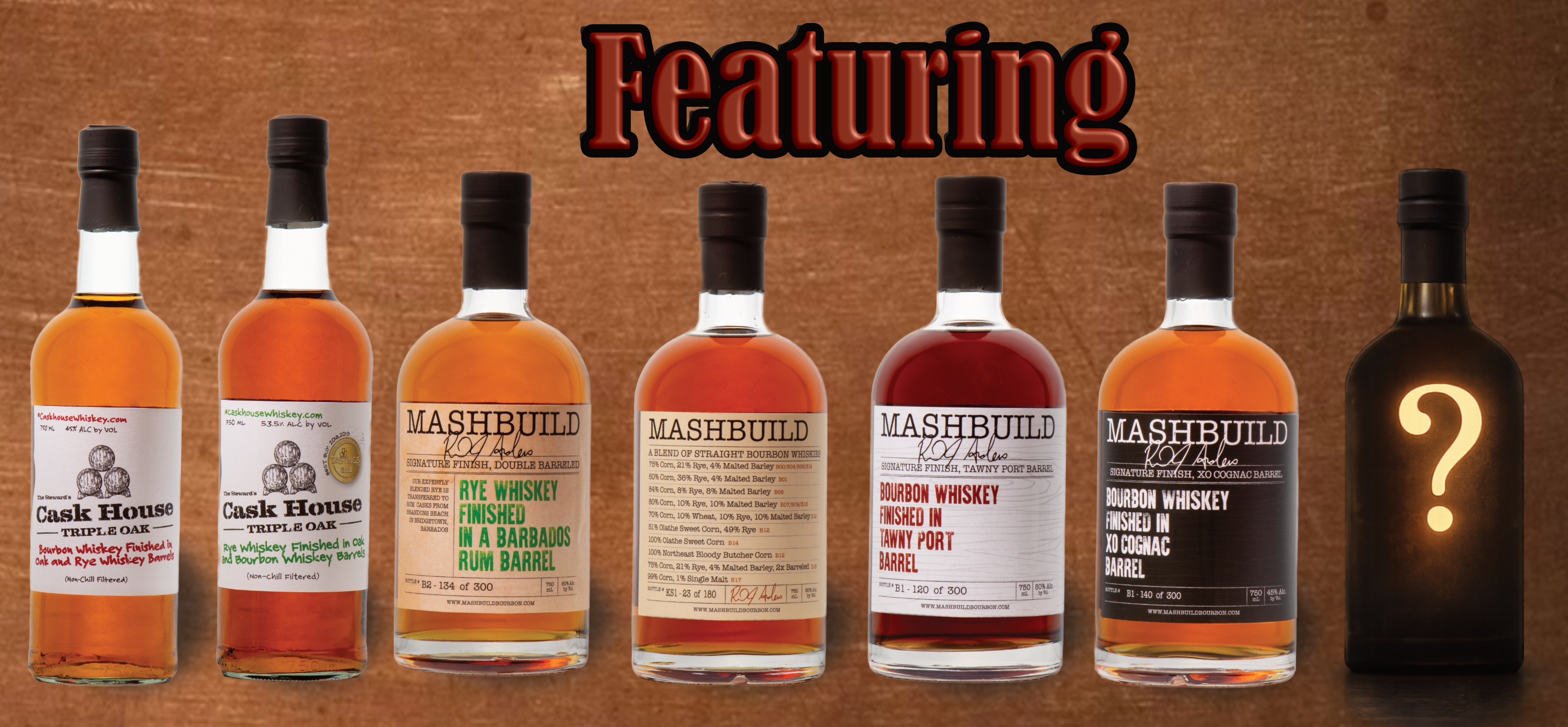 Washington Distilling featured whiskey bottles