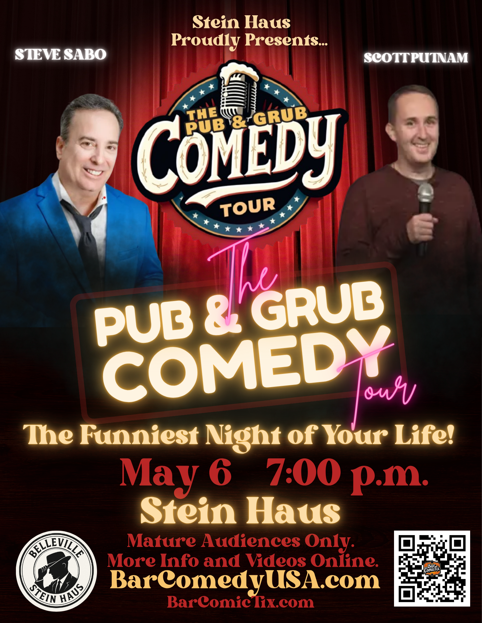 Pub & Grub Comedy Night