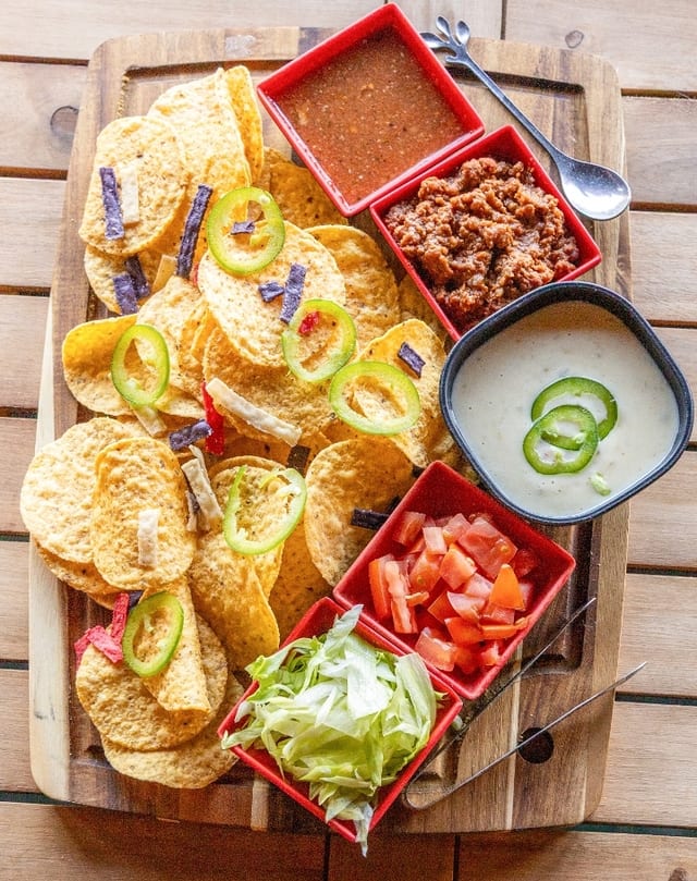 Nachos - Chicken or Beef.